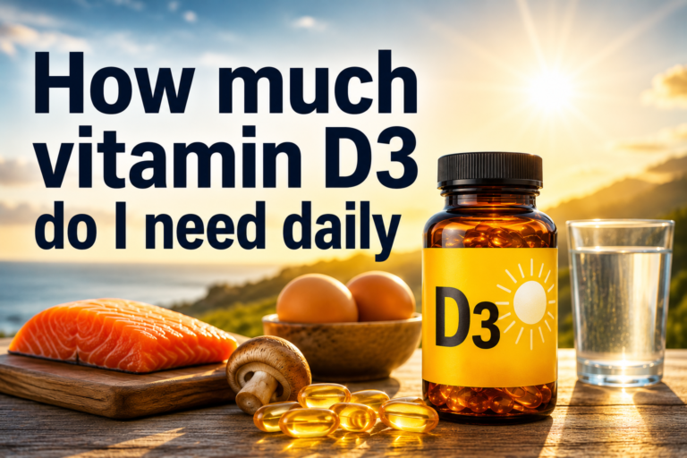How much vitamin d3 do I need daily