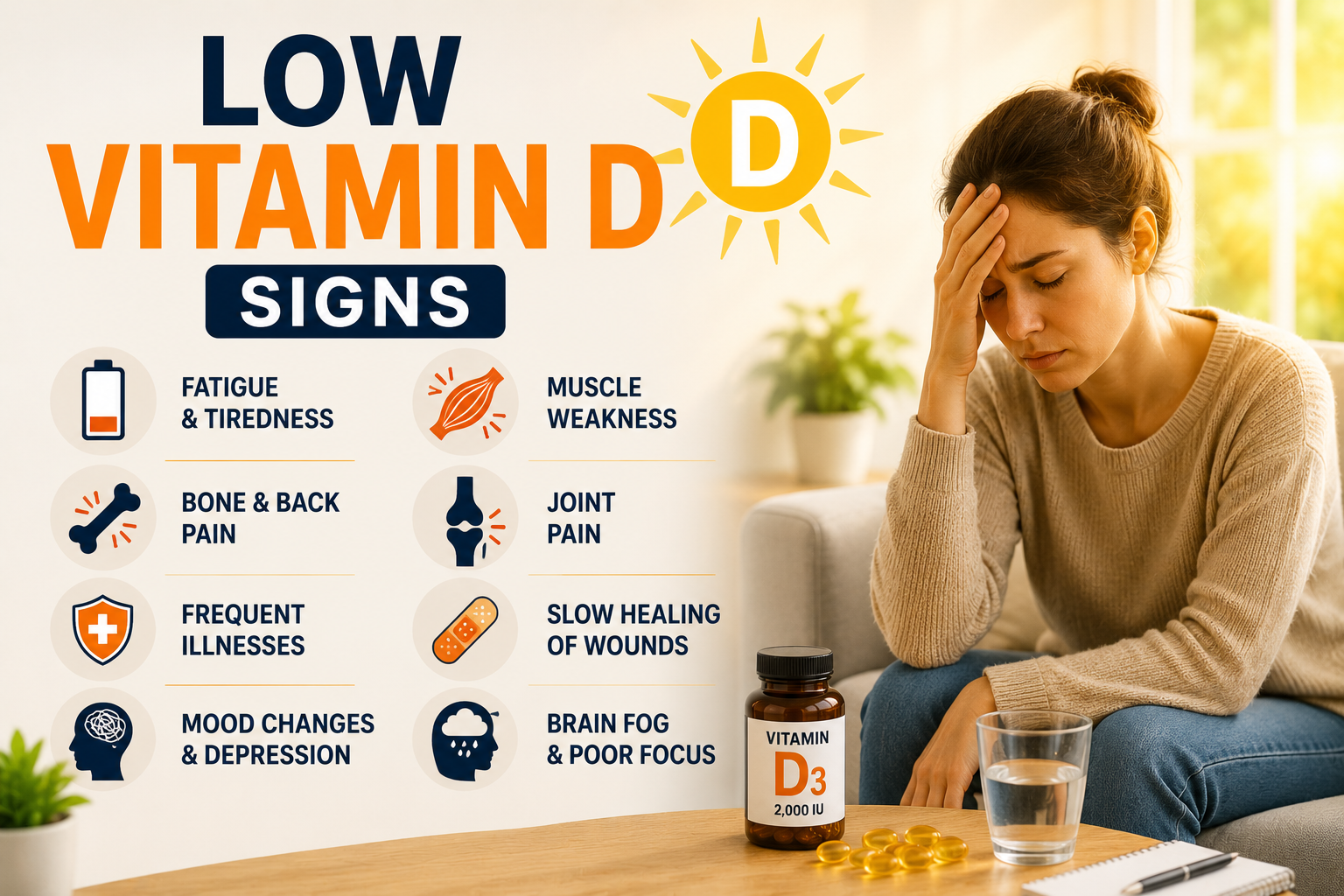 Low Vitamin D Signs